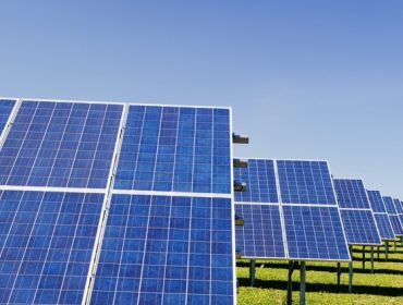 how do solar panels work? Panels in field