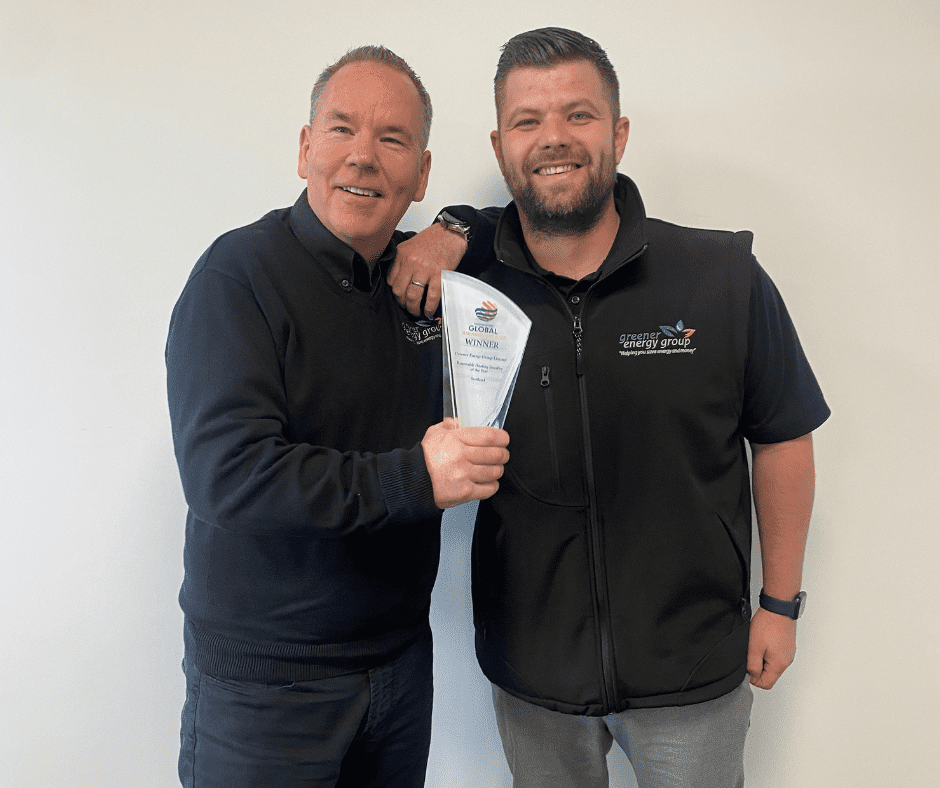 , “Greener Energy Group are awarded “Renewable Heating Installers of the Year” in Corporate Live Wire’s 2021/2022 Awards”, Greener Energy Group