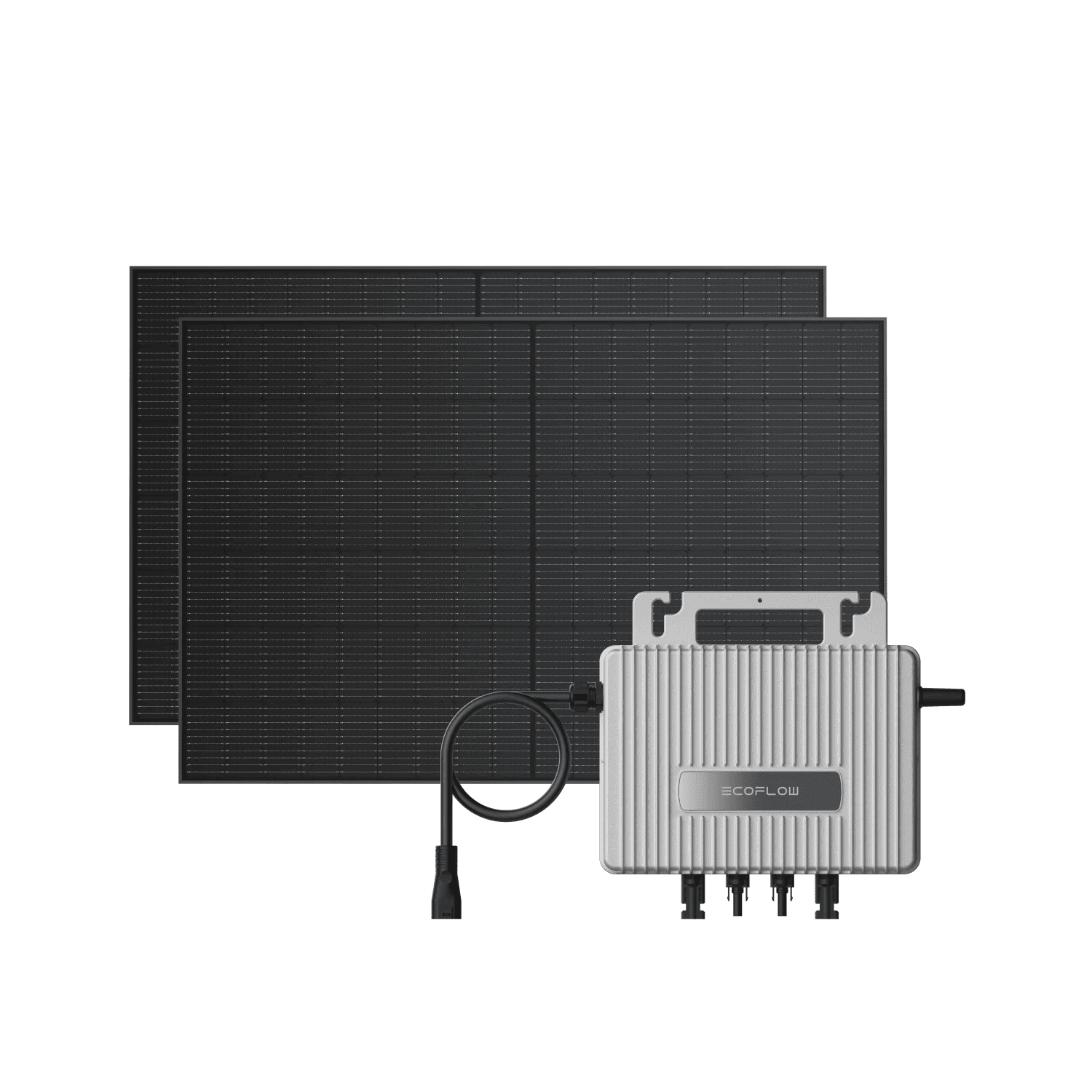 Solar panels with battery storage for renewable energy solutions.